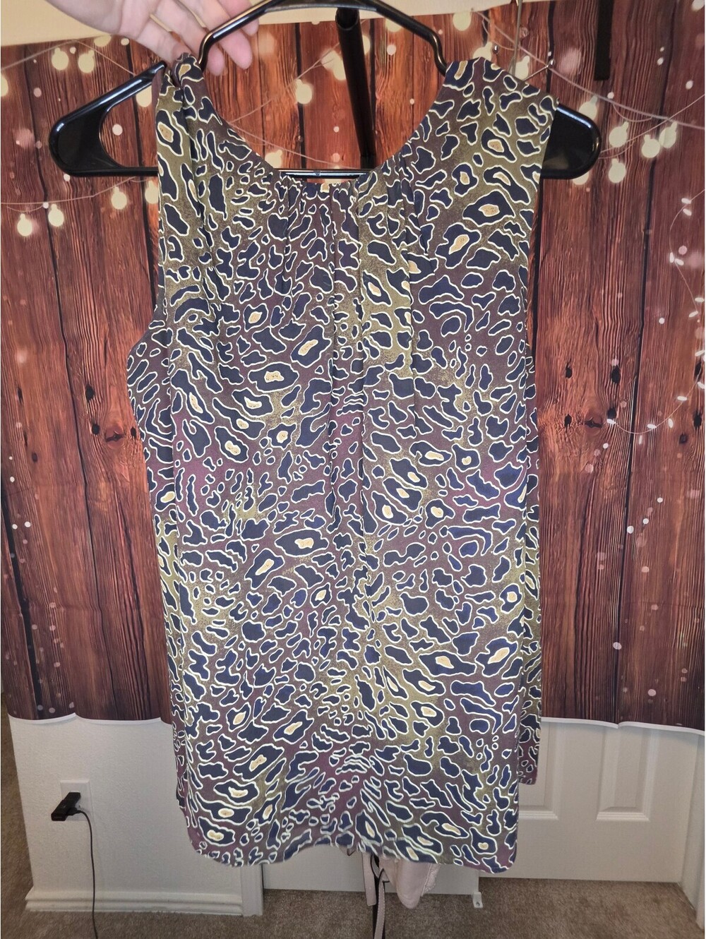 Tory Burch Women's Sleeveless Animal Print Dress Size 1